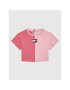 Tommy Hilfiger Tricou Two Tone KG0KG06580 Roz Relaxed Fit - Pled.ro