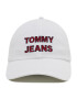 Tommy Jeans Șapcă Graphic Cap AW0AW10191 Alb - Pled.ro