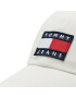 Tommy Jeans Șapcă Heritage AW0AW11667 Alb - Pled.ro