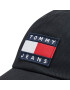 Tommy Jeans Șapcă Heritage Cap Seasonal AM0AM08252 Negru - Pled.ro