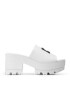 Tommy Jeans Șlapi Slip On Mule EN0EN01808 Alb - Pled.ro