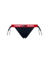 Tommy Jeans Bikini partea de jos Cheeky String UW0UW02944 Bleumarin - Pled.ro