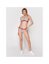 Tommy Jeans Bikini partea de jos Cheeky UW0UW02944 Alb - Pled.ro