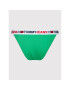 Tommy Jeans Bikini partea de jos High Leg Cheeky UW0UW03400 Verde - Pled.ro