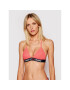 Tommy Jeans Bikini partea de sus Triangle Fixed UW0UW02938 Roz - Pled.ro