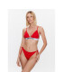 Tommy Jeans Bikini partea de sus UW0UW04079 Roșu - Pled.ro