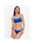 Tommy Jeans Bikini partea de sus UW0UW04085 Albastru - Pled.ro