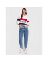 Tommy Jeans Blugi Mom Jean DW0DW14785 Albastru Relaxed Fit - Pled.ro