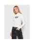 Tommy Jeans Bluză Baby DW0DW12112 Alb Cropped Fit - Pled.ro