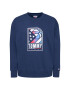 Tommy Jeans Bluză Basketball Crew DM0DM10661 Bleumarin Regular Fit - Pled.ro