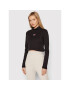 Tommy Jeans Bluză Crop Badge DW0DW12943 Negru Regular Fit - Pled.ro