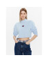 Tommy Jeans Bluză DW0DW14884 Albastru Cropped Fit - Pled.ro