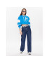 Tommy Jeans Bluză DW0DW15422 Albastru Cropped Fit - Pled.ro