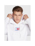 Tommy Jeans Bluză Essential Graphic DM0DM15006 Alb Regular Fit - Pled.ro