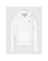 Tommy Jeans Bluză Fleece Hoodie DW0DW09228 Alb Regular Fit - Pled.ro