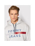 Tommy Jeans Bluză Reflective Flag DM0DM07410 Gri Regular Fit - Pled.ro