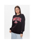 Tommy Jeans Bluză Varsity Prep 1 Crew DW0DW15419 Negru Oversize - Pled.ro