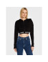 Tommy Jeans Bluză Waistand DW0DW14266 Negru Cropped Fit - Pled.ro