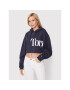 Tommy Jeans Bluză Super Crop Bold DW0DW13577 Bleumarin Relaxed Fit - Pled.ro