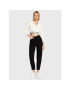 Tommy Jeans Bluză Waistband DW0DW14266 Alb Cropped Fit - Pled.ro