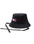 Tommy Jeans Bucket Hat Heritage Stadium AM0AM11015 Negru - Pled.ro