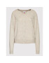 Tommy Jeans Cardigan Crew Neck DW0DW13789 Bej Regular Fit - Pled.ro