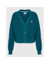 Tommy Jeans Cardigan Tjw Badge DW0DW13441 Albastru Boxy Fit - Pled.ro