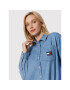 Tommy Jeans cămașă de blugi Chambray Badge DW0DW13713 Albastru Boyfriend Fit - Pled.ro