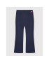 Tommy Jeans Curve Pantaloni din material Badge DW0DW13856 Bleumarin Flare Fit - Pled.ro