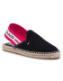 Tommy Jeans Espadrile Chunky Tape Slingback Espadrrille EN0EN00814 Negru - Pled.ro