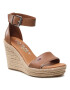 Tommy Jeans Espadrile Essential Wedge EN0EN01317 Maro - Pled.ro