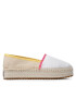 Tommy Jeans Espadrile Flatform Espadrille EN0EN01832 Alb - Pled.ro