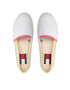 Tommy Jeans Espadrile Flatform Espadrille EN0EN01832 Alb - Pled.ro