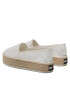 Tommy Jeans Espadrile Flatform Espadrille EN0EN02078 Alb - Pled.ro