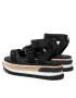 Tommy Jeans Espadrile Rope Cleated Sandal EN0EN01804 Negru - Pled.ro