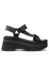 Tommy Jeans Espadrile Wedge Sandal EN0EN01810 Negru - Pled.ro