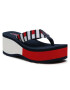 Tommy Jeans Flip flop Flag Webbing High Beach Sandal EN0EN01303 Bleumarin - Pled.ro