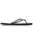 Tommy Jeans Flip flop Rubber Thong Beach Sandal EN0EN01302 Negru - Pled.ro