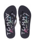 Tommy Jeans Flip flop Rubber Thong Beach Sandal EN0EN01302 Negru - Pled.ro