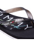 Tommy Jeans Flip flop Rubber Thong Beach Sandal EN0EN01302 Negru - Pled.ro