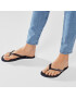 Tommy Jeans Flip flop Rubber Thong Beach Sandal EN0EN01302 Negru - Pled.ro