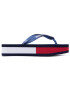 Tommy Jeans Flip flop Rubber Thong Mid Beach Sandal EN0EN01301 Bleumarin - Pled.ro