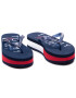 Tommy Jeans Flip flop Rubber Thong Mid Beach Sandal EN0EN01301 Bleumarin - Pled.ro