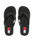 Tommy Jeans Flip flop Tjw Flag Eva Beach Sandal EN0EN02194 Negru - Pled.ro