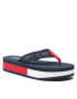 Tommy Jeans Flip flop Webbing Mid Beach Sandal EN0EN01819 Bleumarin - Pled.ro