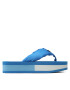 Tommy Jeans Flip flop Webbing Mid Beach Sndl Nw Strip EN0EN02114 Albastru - Pled.ro