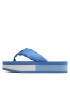 Tommy Jeans Flip flop Webbing Mid Beach Sndl Nw Strip EN0EN02114 Albastru - Pled.ro