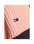 Tommy Jeans Fular Flag Scarf AW0AW13667 Roz - Pled.ro