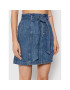 Tommy Jeans Fustă de blugi Badge Skirt DW0DW11906 Bleumarin Regular Fit - Pled.ro