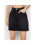 Tommy Jeans Fustă de blugi DW0DW11451 Negru Mom Fit - Pled.ro